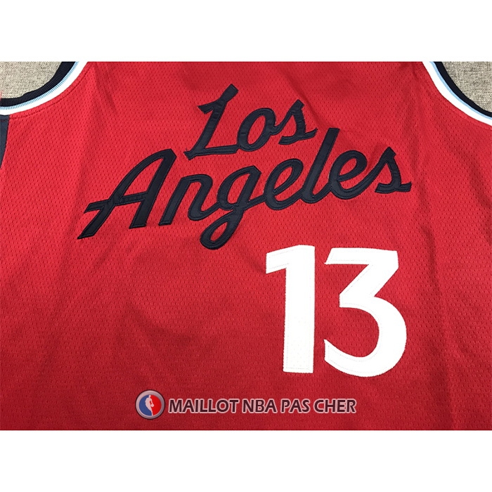 Maillot Los Angeles Clippers Paul George NO 13 Statement 2024-25 Rouge